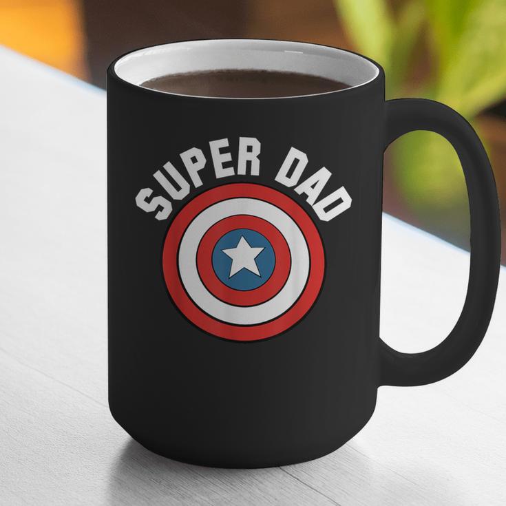Marvel Father's Day Super Dad Captain America Shield Graphic Print Coffee Mug Marvel Father's Day Super Dad Captain America Shield Graphic Print Coffee Mug