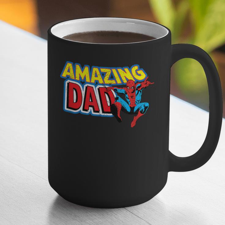 Marvel Spider-Man Amazing Dad Comic Book Father's Day Graphic Print Coffee Mug