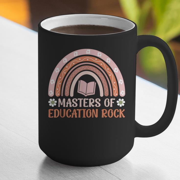 MASTER OF EDUCATION ROCK Master Graduation Graphic Print Coffee Mug
