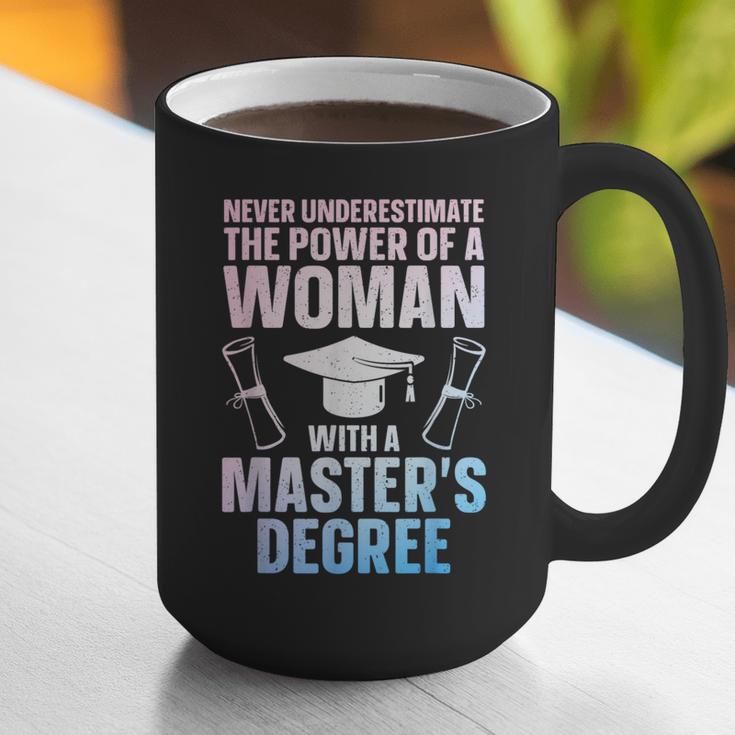 Masters Degree Graduation Art For Women Girls Masters Degree Graphic Print Coffee Mug