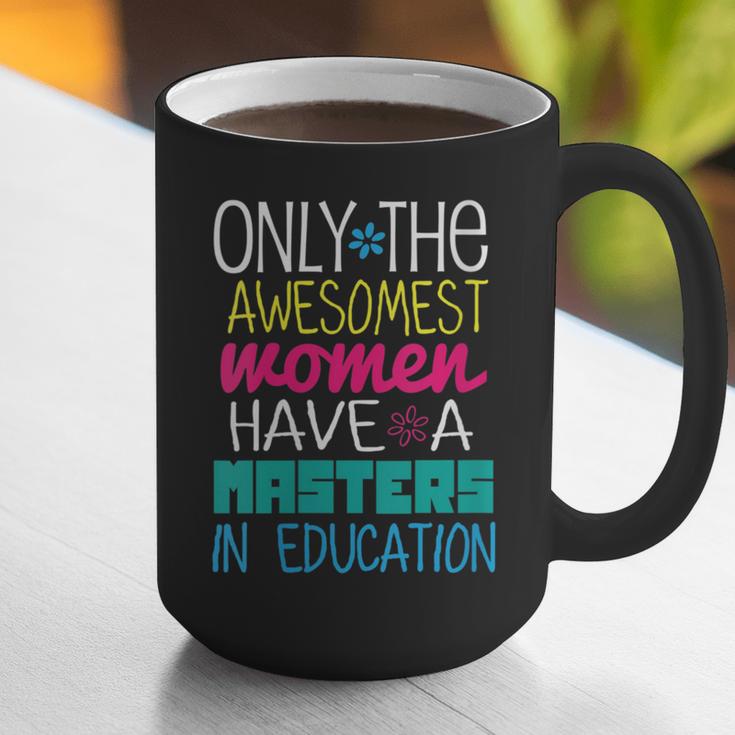 Masters In Education Degree Graduation Women MeD Graphic Print Coffee Mug