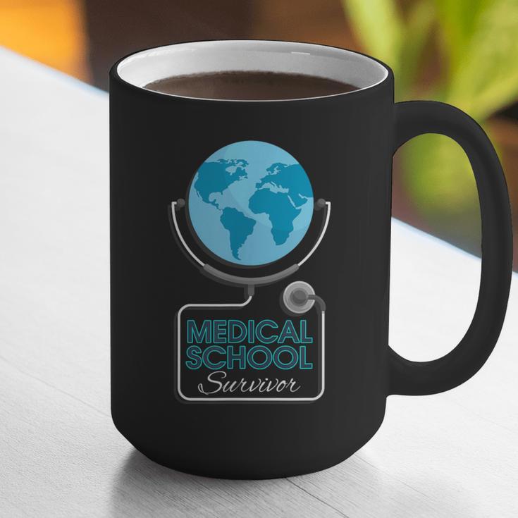 Medical School Survivor Med Graduation Graphic Print Coffee Mug