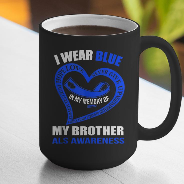 In My Memory Of My Brother ALS AWARENESS Graphic Print Coffee Mug In My Memory Of My Brother ALS AWARENESS Graphic Print Coffee Mug