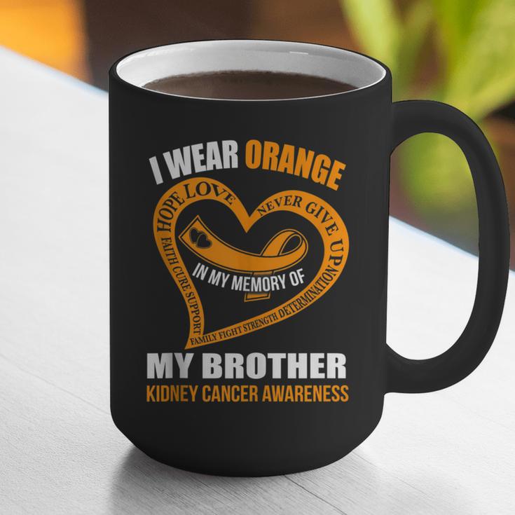 In My Memory Of My Brother KIDNEY CANCER AWARENESS Graphic Print Coffee Mug In My Memory Of My Brother KIDNEY CANCER AWARENESS Graphic Print Coffee Mug