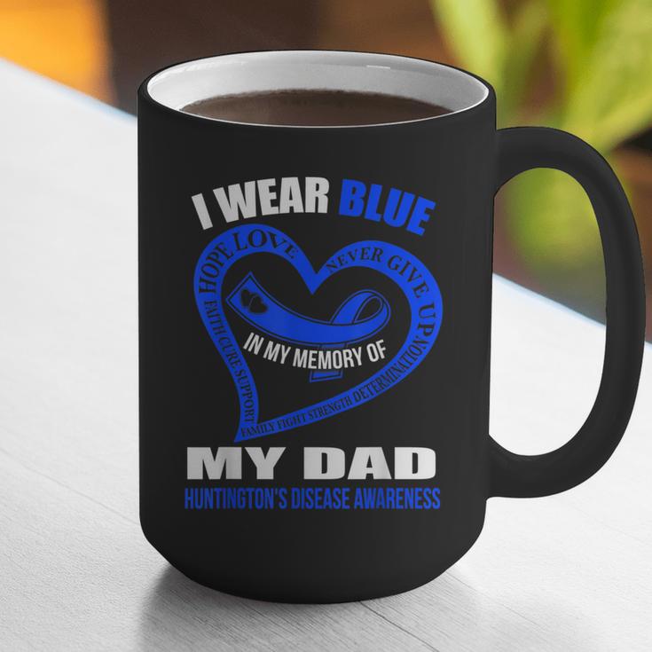 In My Memory Of My Dad HUNTINGTON'S DISEASE AWARENESS Graphic Print Coffee Mug