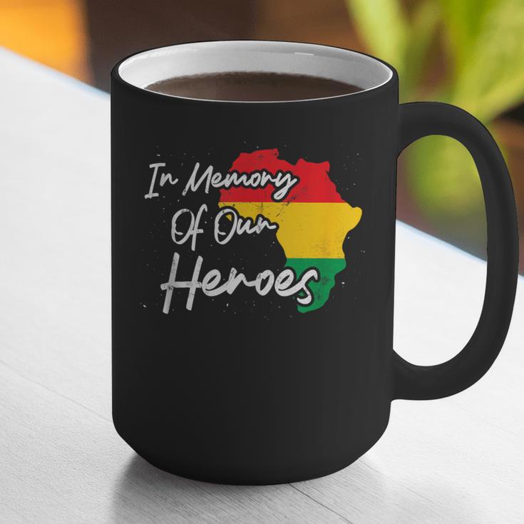 In Memory Of Our Heroes Pride Juneteenth Graphic Print Coffee Mug