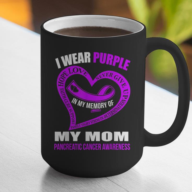 In My Memory Of My Mom PANCREATIC CANCER AWARENESS Graphic Print Coffee Mug In My Memory Of My Mom PANCREATIC CANCER AWARENESS Graphic Print Coffee Mug