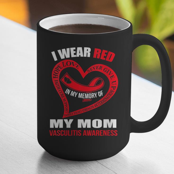 In My Memory Of My Mom VASCULITIS AWARENESS Graphic Print Coffee Mug