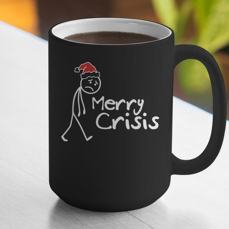 Merry Crisis Christmas Introvert Graphic Print Coffee Mug Merry Crisis Christmas Introvert Graphic Print Coffee Mug