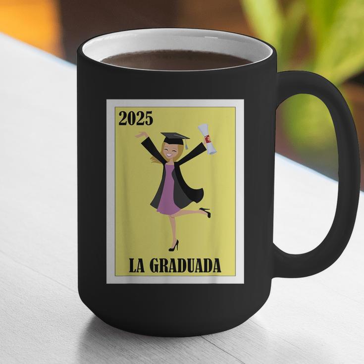 Mexican For Graduation La Graduada 2025 Graphic Print Coffee Mug