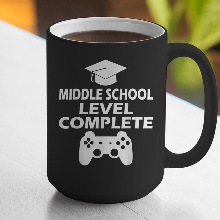 Middle School Level Complete Gamer Graduation Day 2024 Graphic Print Coffee Mug