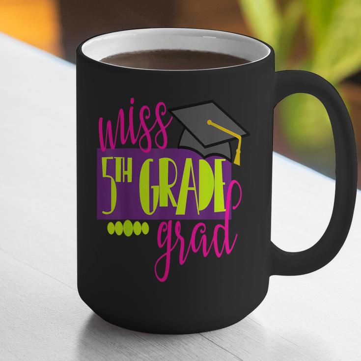 Miss 5th Grade Shirt 5 Grad Kids Girl Graduation School Graphic Print Coffee Mug