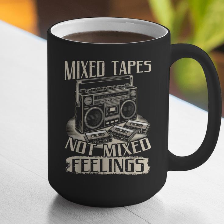 Mixed Tapes Not Feelings Nostalgia Retro Cassette Tape Graphic Print Coffee Mug