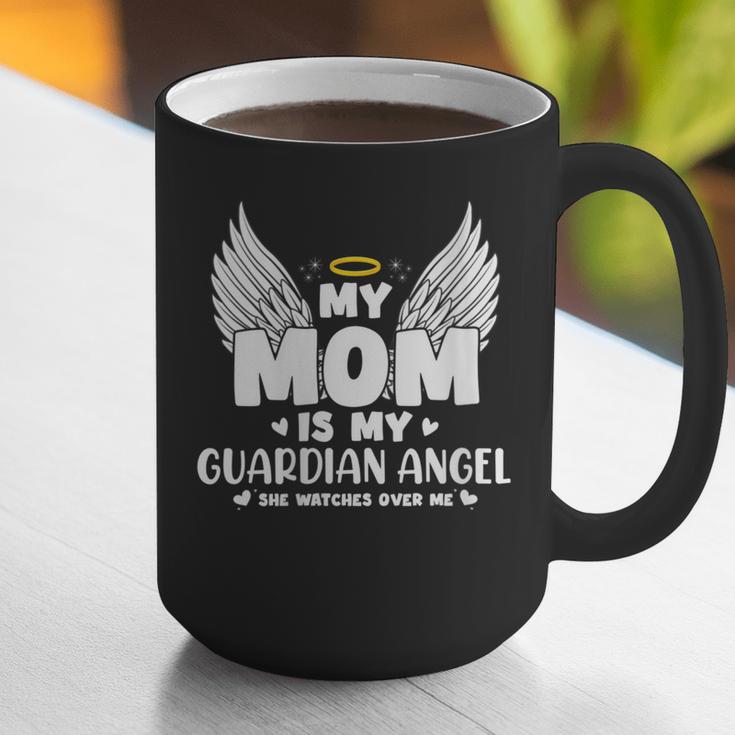 My Mom Is My Guardian Angel Memorial Day In Memory Of Mom Graphic Print Coffee Mug