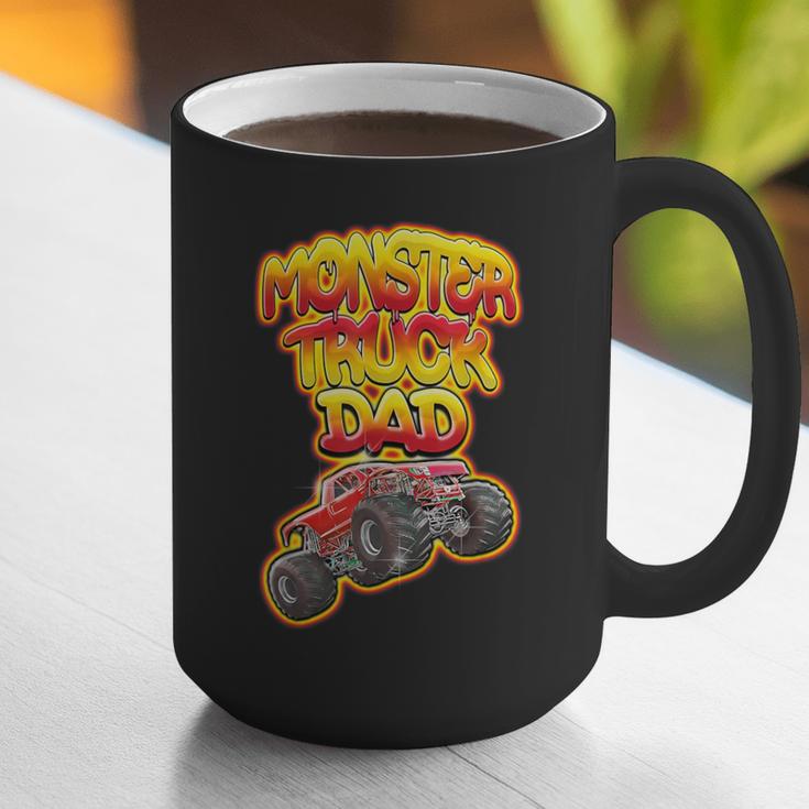 Monster Truck Dad Hot Red Graffiti Style Graphic Print Coffee Mug Monster Truck Dad Hot Red Graffiti Style Graphic Print Coffee Mug
