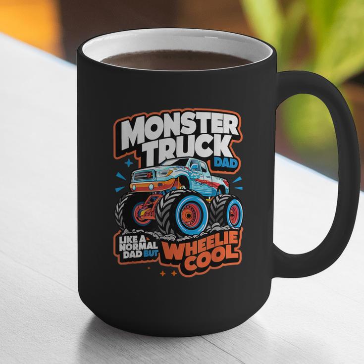 Monster Truck Dad Wheelie Cool Like Normal Dad Graphic Print Coffee Mug