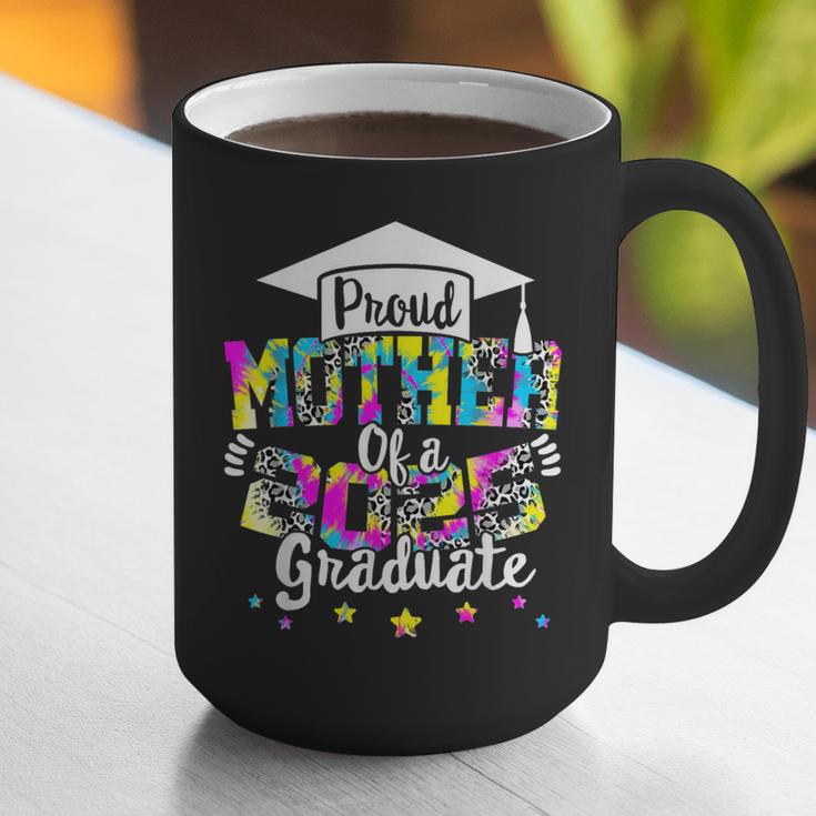 Mother Of a 2025 Graduate Tie Dye Class Senior Graduation 25 Graphic Print Coffee Mug