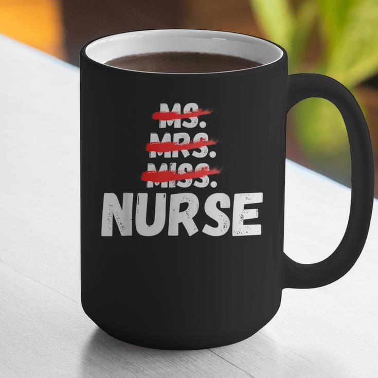MsMrs Miss NURSE Nursing Graduation Graphic Print Coffee Mug