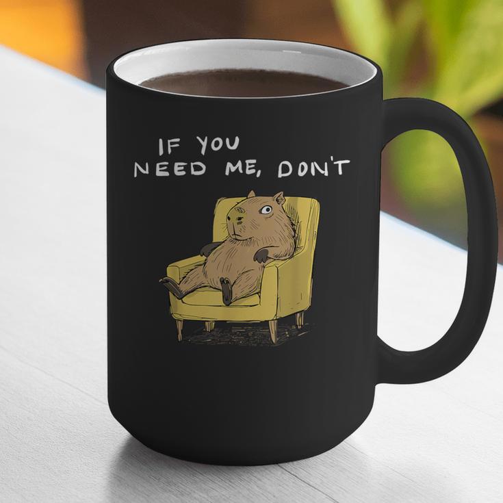 If You Need Me Don’t Introvert Capybara Sarcastic Graphic Print Coffee Mug If You Need Me Don’t Introvert Capybara Sarcastic Graphic Print Coffee Mug