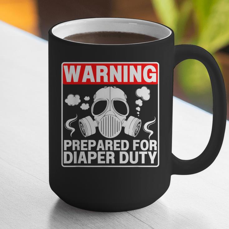 New Dad Prepared For Diaper Duty Daddy Diaper Duty Graphic Print Coffee Mug