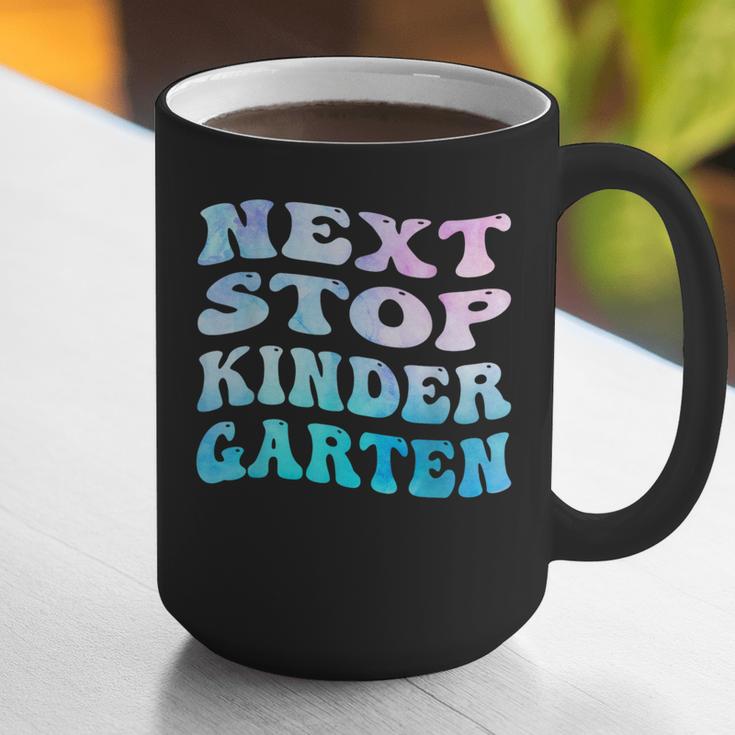 Next Stop Kindergarten Groovy Graduation Last Day Of School Graphic Print Coffee Mug
