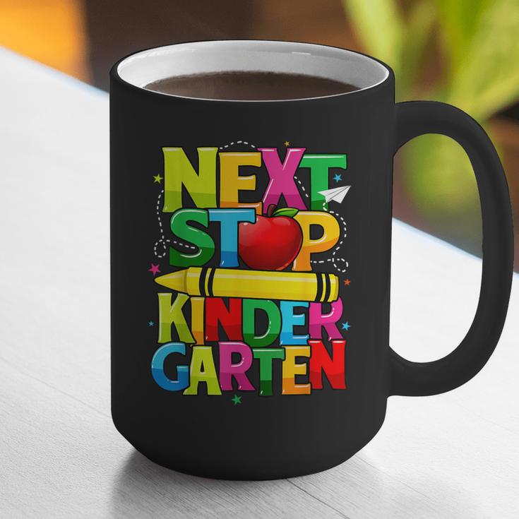 Next Stop Kindergarten Preschool Graduation 2023 Boys Girls Graphic Print Coffee Mug
