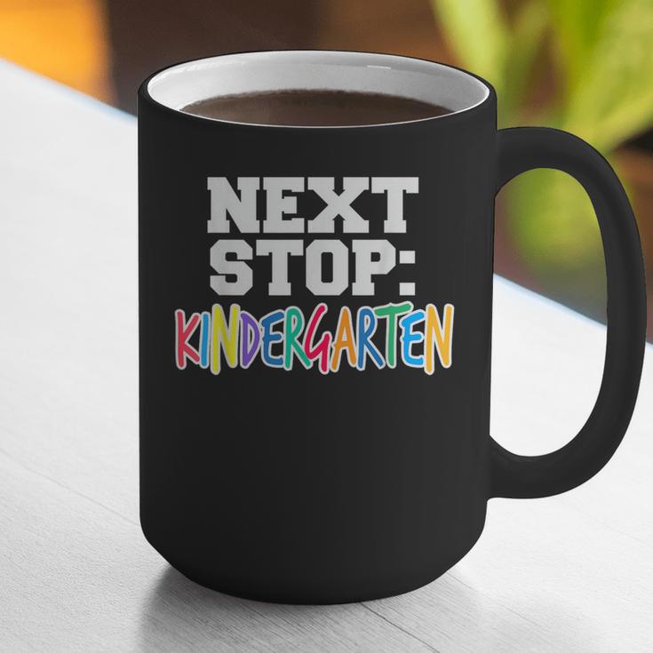 Next Stop Kindergarten Tshirt For Preschool Graduation Graphic Print Coffee Mug