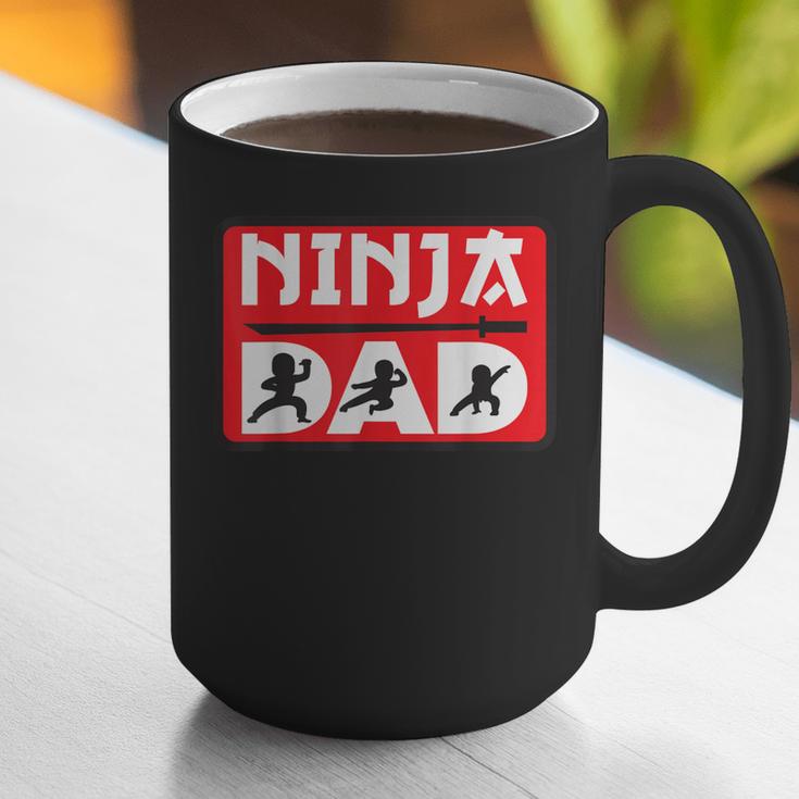 Ninja Dad Matching Family Ninja Warrior Graphic Print Coffee Mug
