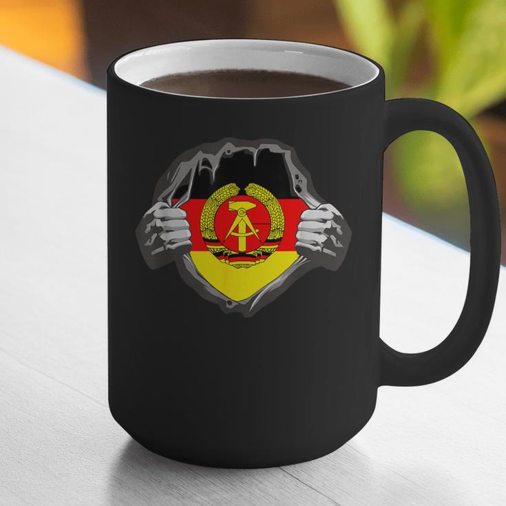 Nostalgia Chest Flag GDR Graphic Print Coffee Mug