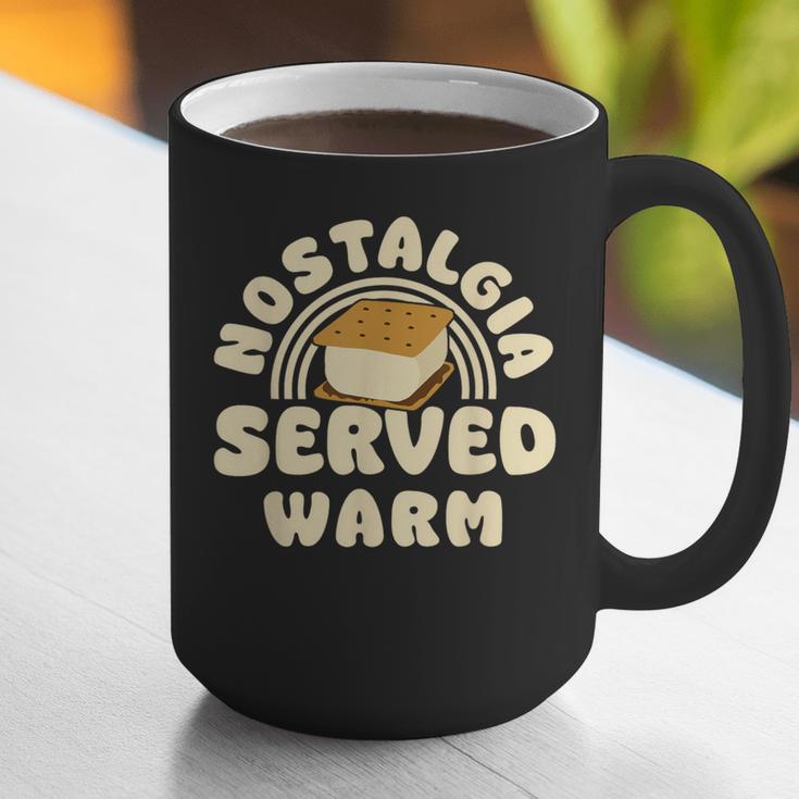 Nostalgia Served Warm Smore Graphic Print Coffee Mug Nostalgia Served Warm Smore Graphic Print Coffee Mug