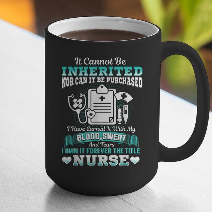 Nursing School Graduation Inherited RN LPN Nurse Grad 2021 Graphic Print Coffee Mug