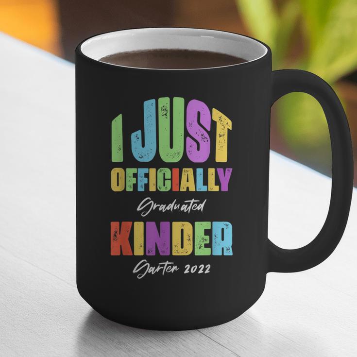 I Officially Graduated Kindergarten Graduation Class Of 2022 Graphic Print Coffee Mug