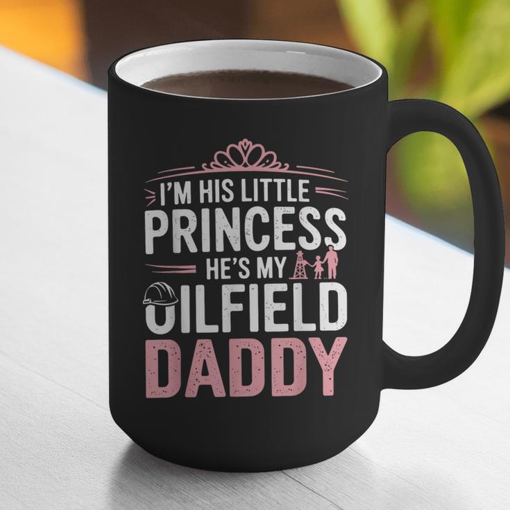 Oilfield Dad Oilfeild My Daddy Works In The Oilfield Graphic Print Coffee Mug