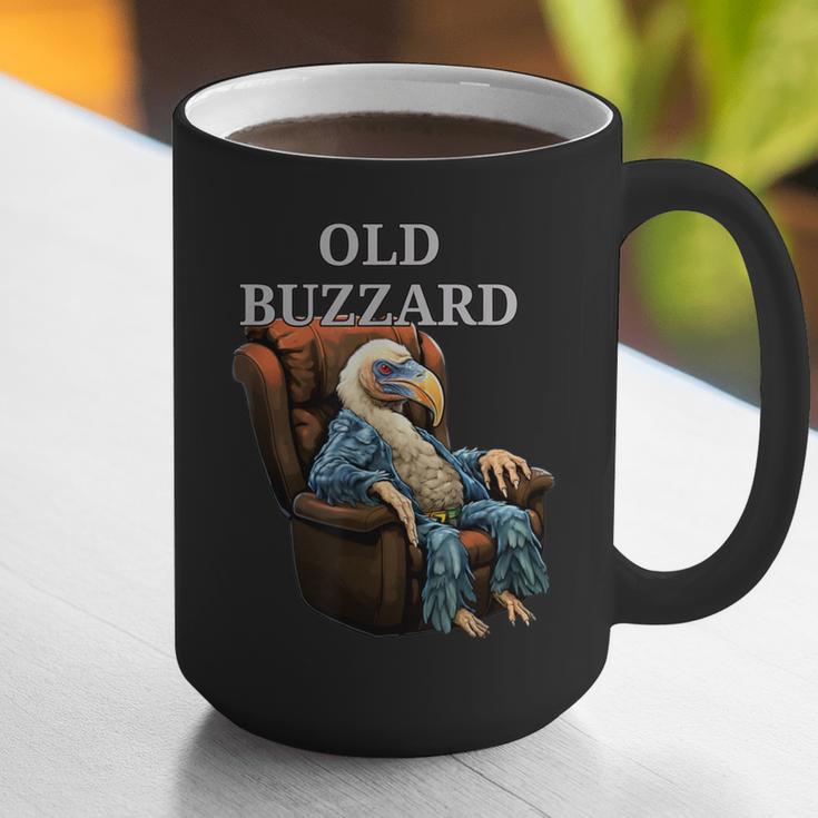Old Buzzard Bird Old Man Grandpa Recliner Dads Joke Graphic Print Coffee Mug