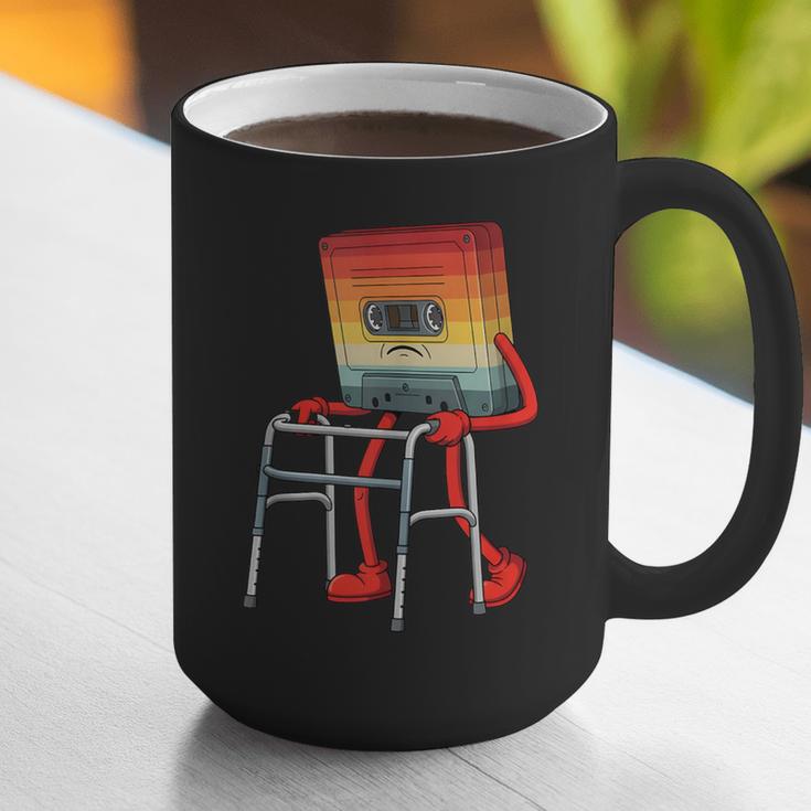 Old Vintage Cassette Tape 70s 80s 80s Outfit Nostalgia Graphic Print Coffee Mug