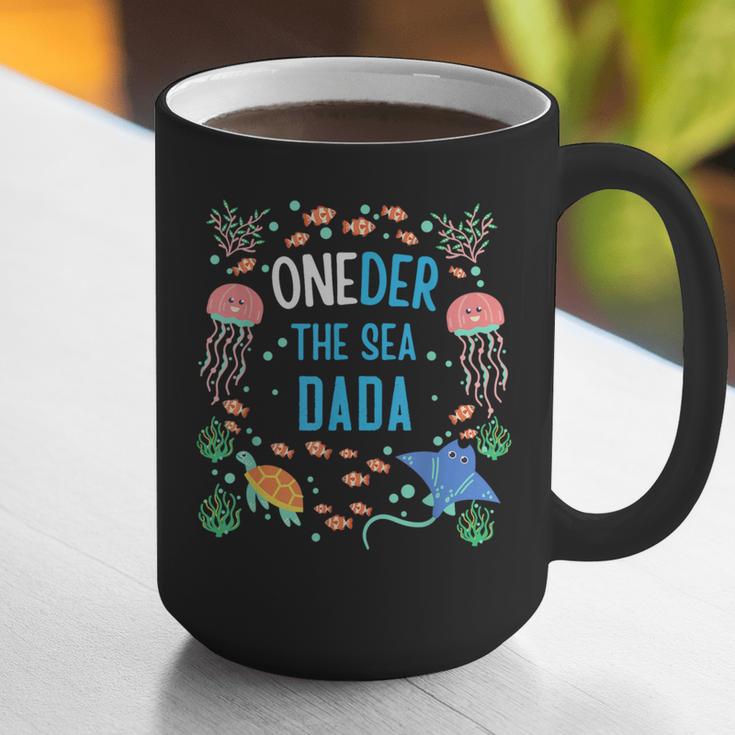 OneDer The Sea Dada 1st Birthday Dad Matching Graphic Print Coffee Mug
