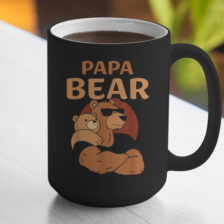 Papa Bear Bears Animal Pun Lover Dad Father Daddy Father's Graphic Print Coffee Mug