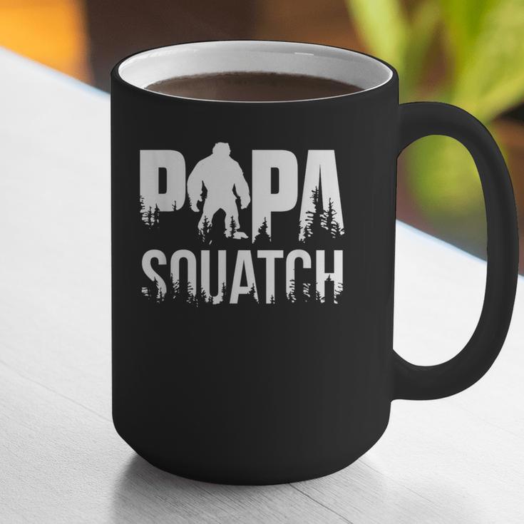 Papa Squatch For Dad Sasquatch Fathers Day Graphic Print Coffee Mug