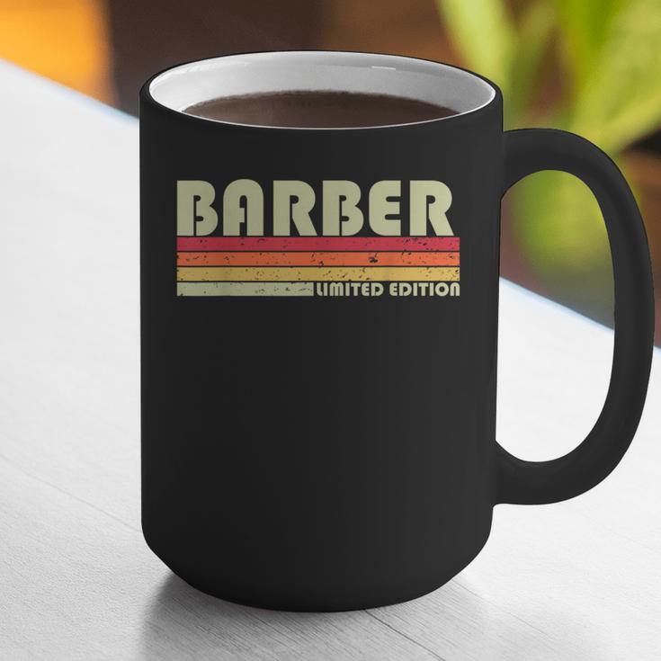 Personal Christmas Retro Vintage Graduation BARBER Job Title Profession Birthday Worker Idea Graphic Print Coffee Mug