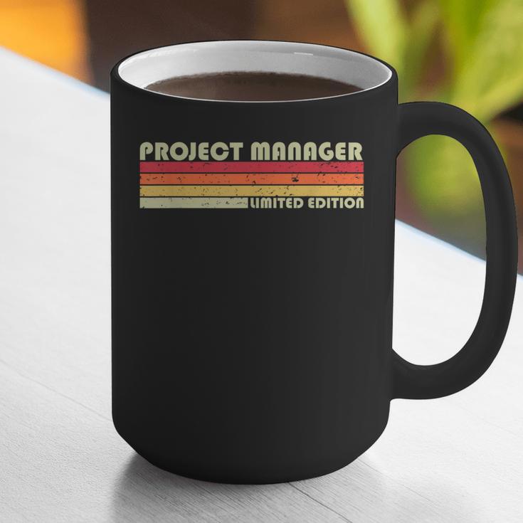 Personal Christmas Retro Vintage Graduation Project Manager Job Title Profession Birthday Worker Graphic Print Coffee Mug