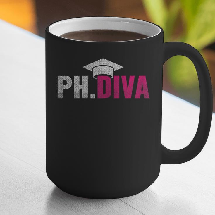 PhDiva PHD Student Graduation Degree Med Law School Graphic Print Coffee Mug