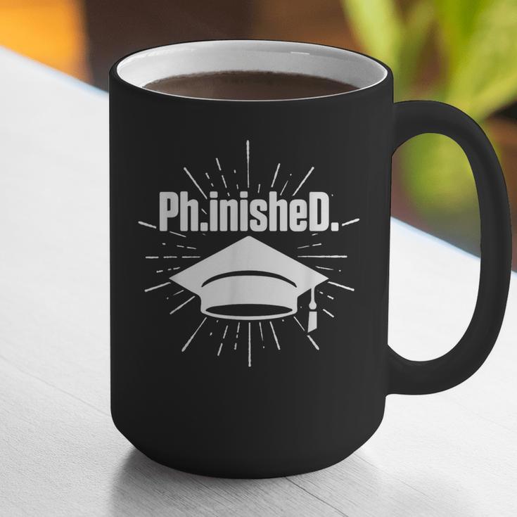 PhinisheD PhD Graduation Doctor Of Philosophy Graphic Print Coffee Mug