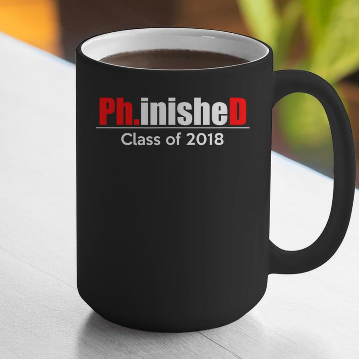 Phinished PhD Graduation T-Shirt For Men And Women Graphic Print Coffee Mug