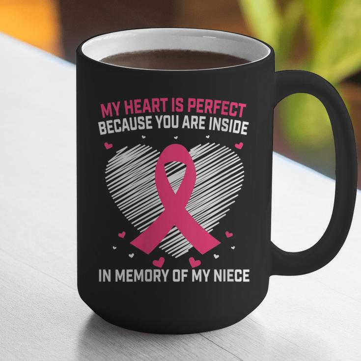 Pink Breast Cancer Awareness Women Men In Memory Of My Niece Graphic Print Coffee Mug Pink Breast Cancer Awareness Women Men In Memory Of My Niece Graphic Print Coffee Mug