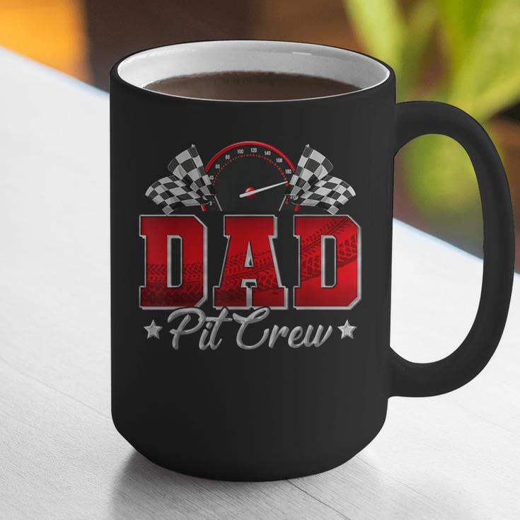 Pit Crew Race Car Racing Dad Family Birthday Party Graphic Print Coffee Mug