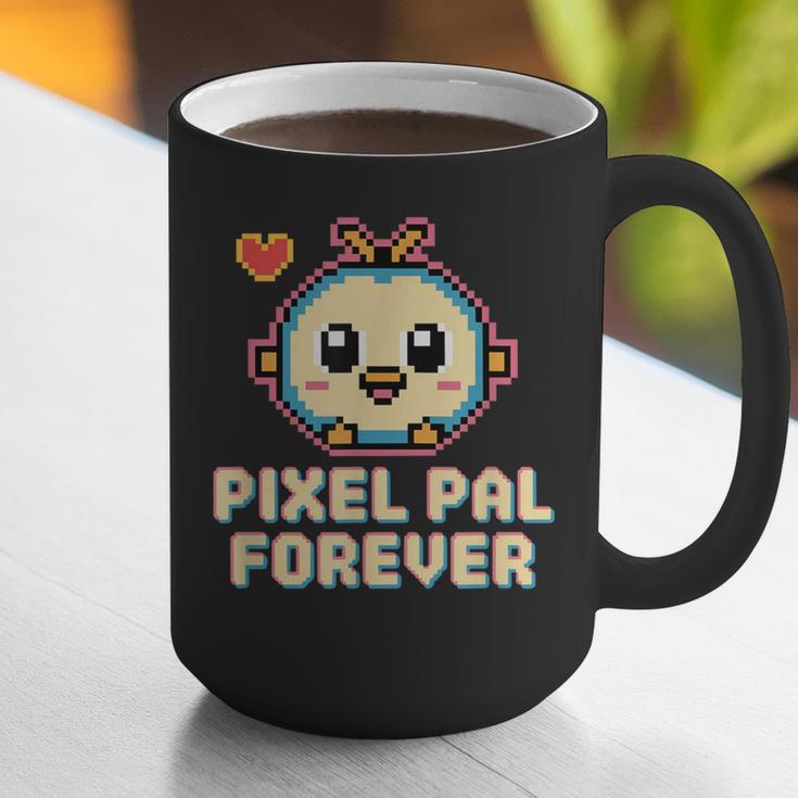 Pixel Art Pet Y2K Retro Vintage Digital Nostalgia Y2K Tech Graphic Print Coffee Mug