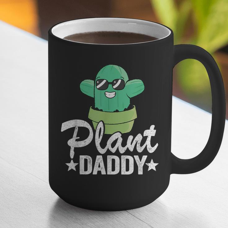 Plant Daddy Cactus Gardener Jokes Grandpa Plant Dad Graphic Print Coffee Mug