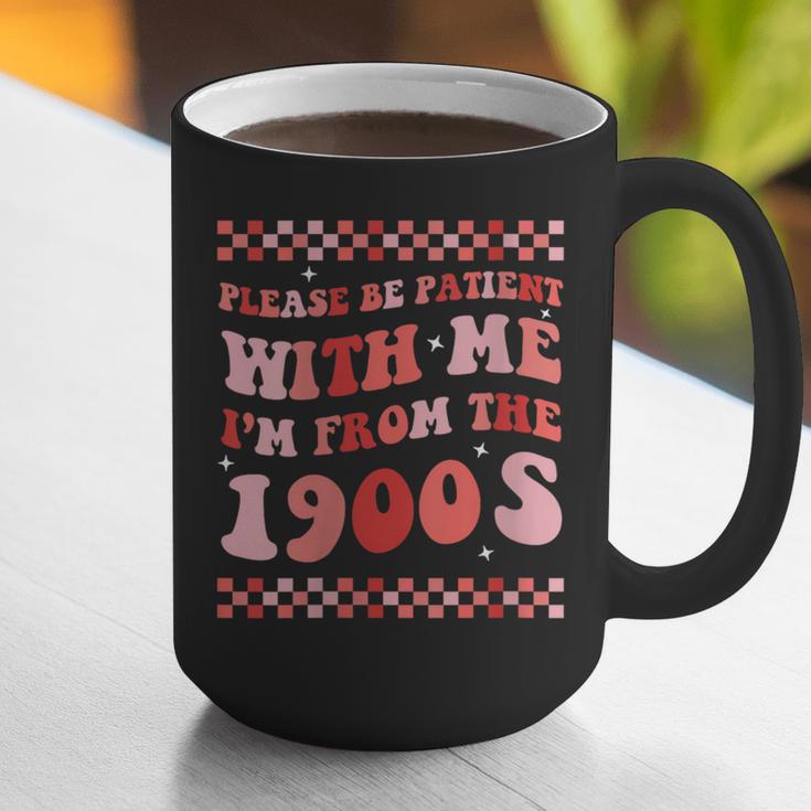 Please Be Patient With Me I'm From The 1900s Cute Boho Mom Graphic Print Coffee Mug