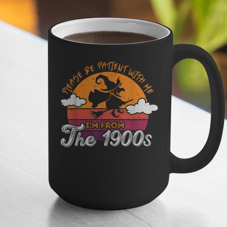 Please Be Patient With Me I'm From The 1900s Halloween Graphic Print Coffee Mug
