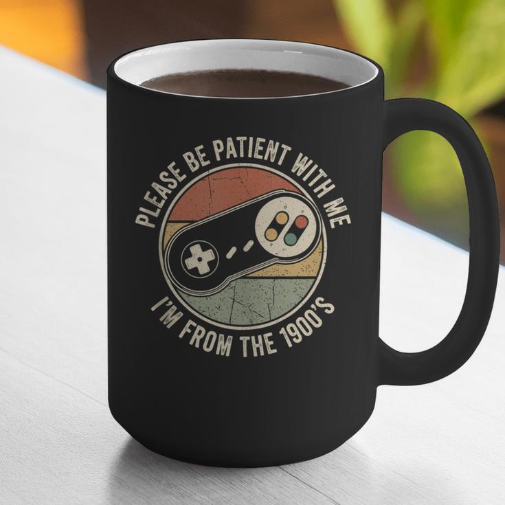 Please Be Patient With Me I'm From The 1900s Retro Gamer Graphic Print Coffee Mug